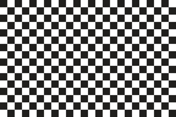 Chessboard vector illustration, black and white square box geometric pattern