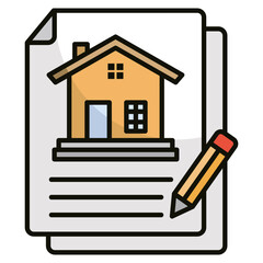 Rent Agreement Icon