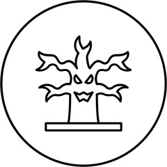 Halloween Tree Icon