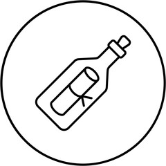 Message In Bottle Icon