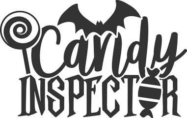 Candy Inspector - Halloween Illustration