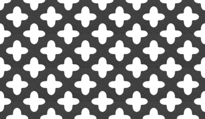 Texture pattern black metal grille