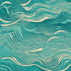 seamless pattern with waves