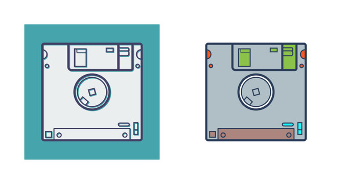 Diskette Vector Icon