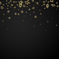 Starry night fairy tale background.