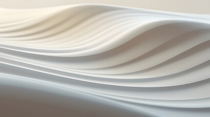 Abstract background of gray wavy lines, fantastic wallpaper. Neural network generated image. Not based on any actual person or scene.