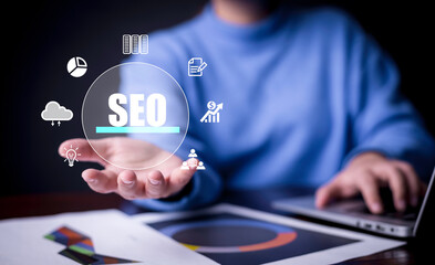  SEO Search Engine Optimization Marketing Ranking Traffic Website Internet Business Technology...