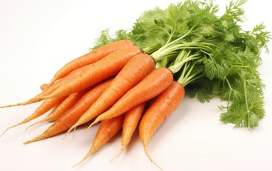 Freshly Harvested Bunch of Carrots