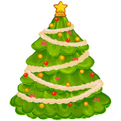 Christmas tree, cute Christmas decoration