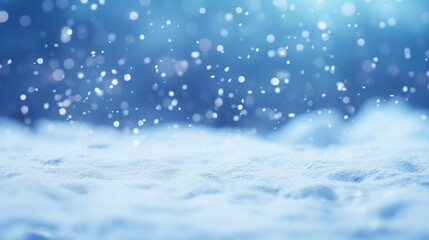 Naklejka premium Christmas abstract background with snowflakes