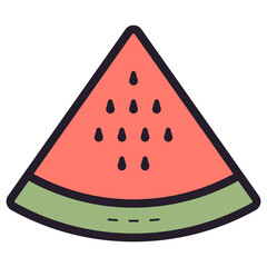 watermelon slice illustration