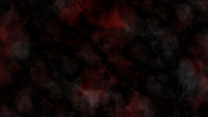 Burning coals and crack surface. Black and red rock stone background. Dark red horror scary background. Old wall texture cement black red background. Red grunge textured stone wall background.