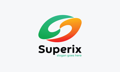 Letter S box logo vector minimalist multimedia bran company design technology modern simple