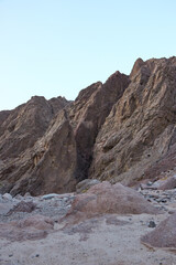 Sinai Mountains, Wadi El-Weshwash, Taba, Egypt. 