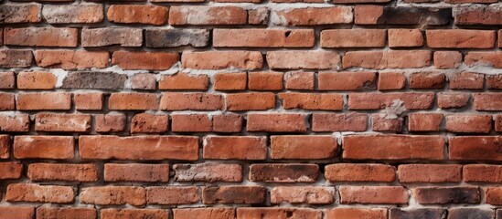 Obraz premium Common wall texture in buildings with red bricks