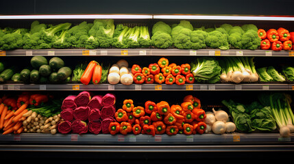 Shop for a variety of fresh vegetables