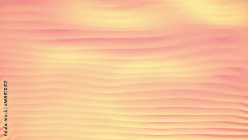 Poster The wavy background of curved lines. 3d rendering animation HD