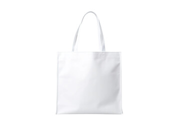 Blank Tote Bag Template for Creative Designs Isolated on Transparent Background