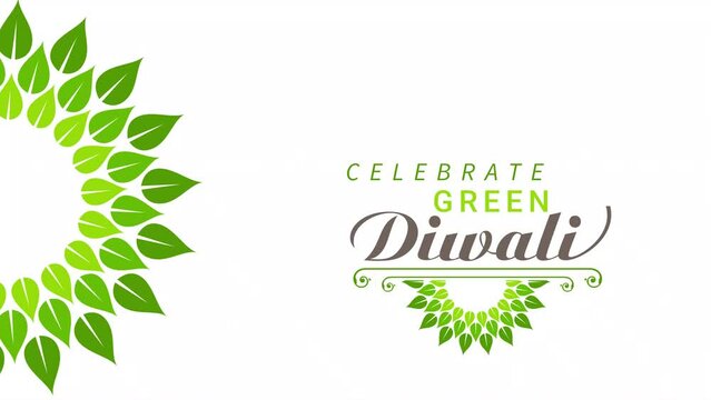 Animation made for celebrate a green and pollution free diwali