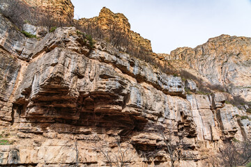 Ancient canyon in northern Azerbaijan