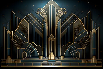 art deco pattern © Mathias