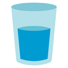 glass of water illustration