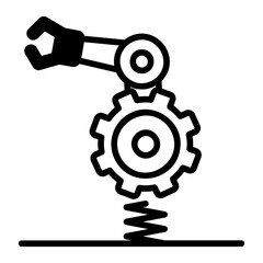 robotic arm icon