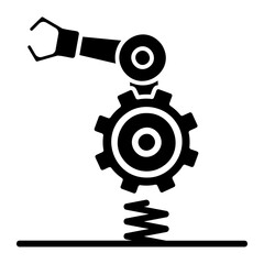 robotic arm icon