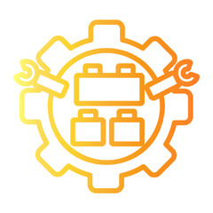 Fototapeta premium robotic arm icon