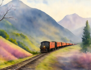 Fototapeta premium railway route