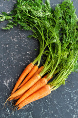 Bunch of fresh carrots - 669925079