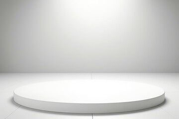 Abstract futuristic architecture background, Minimal technology white backdrop