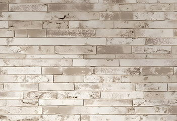 Radiating timeless elegance, the background features a cream and white brick wall texture.