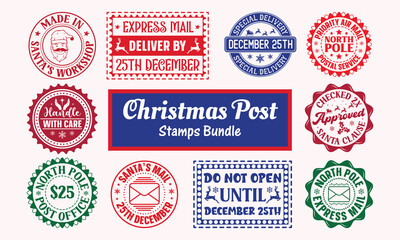 Christmas Post Stamps Bundle