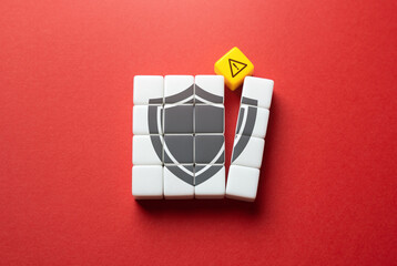 Defense breakdown. The security system is hacked. Weakened immunity. Vulnerability to threats....