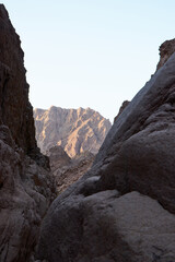 Sinai Mountains, Wadi El-Weshwash, Taba, Egypt. 