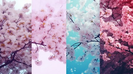 japanese sakura cherry blossom branches wallpaper