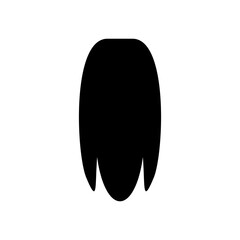 Beard icon vector. barbershop illustration sign. hairdresser symbol.