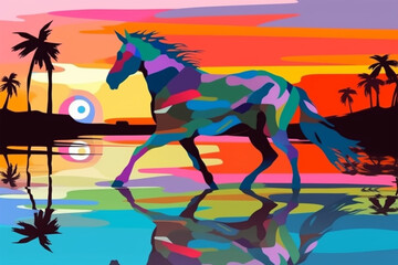 style wpap a horse