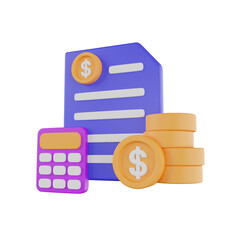  Budget 3d illustration