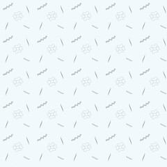 Scandinavian type pattern. Vector minimal illustration. Fashionable template for design. Simple minimalist seamless pattern.
