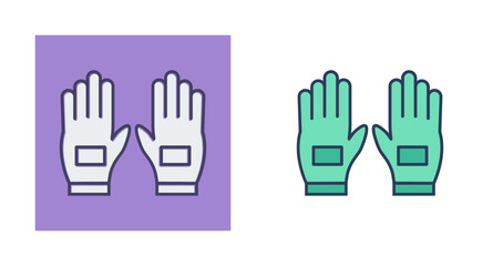 Fototapeta premium Pair of Gloves Vector Icon