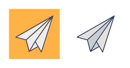 Paper Plane Vector Icon