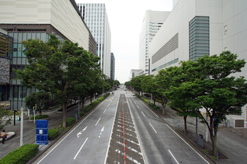 Fototapeta premium traffic in downtown city