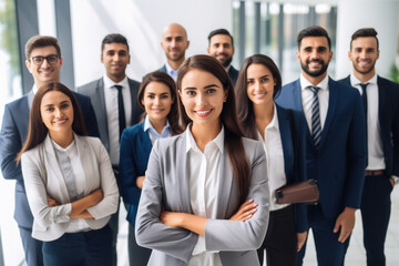 Fototapeta premium group of indian businessmen