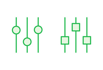 setting Icon set. Cog settings Icon Symbol