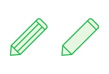 Pencil icon set. pen symbol. edit icon vector