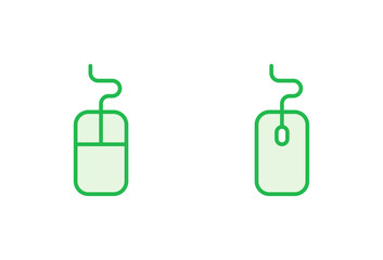 Mouse icon set. click icon vector. pointer icon vector.