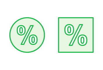 Discount icon set. Discount tag icon.