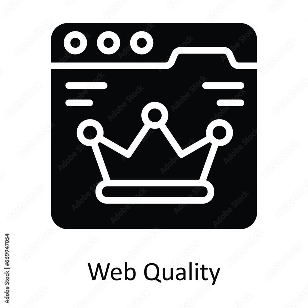 Poster web quality vector solid design illustration. symbol on white background eps 10 file